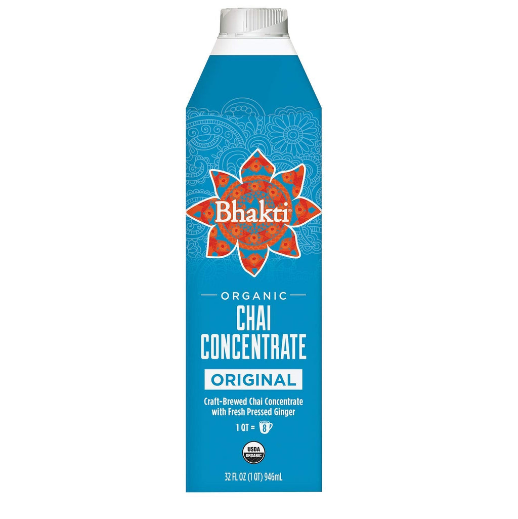 Bhakti Chai Concentrate, Case of 6, 32 Fluid Ounce