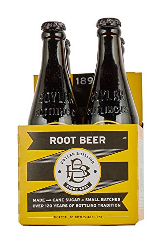 Boylan Bottling Root Beer Soda, Case of 6, 4 Packs of 12 Fluid Ounce Bottles