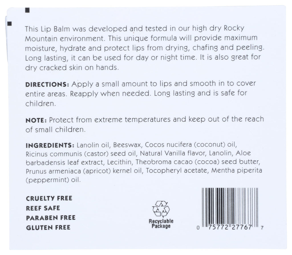 Mountain Ocean Day and Night Lip Balm, Case of 12, 0.165 oz