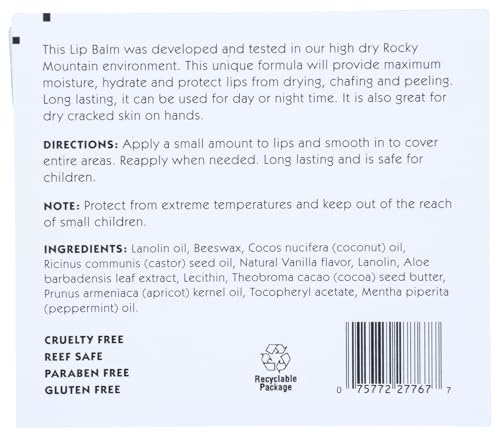 Mountain Ocean Day and Night Lip Balm, Case of 12, 0.165 oz