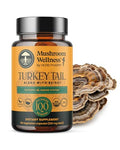 Herb Pharm Mushroom Wellness Turkey Tail Blend with Reishi, 90 Vegetarian Capsules