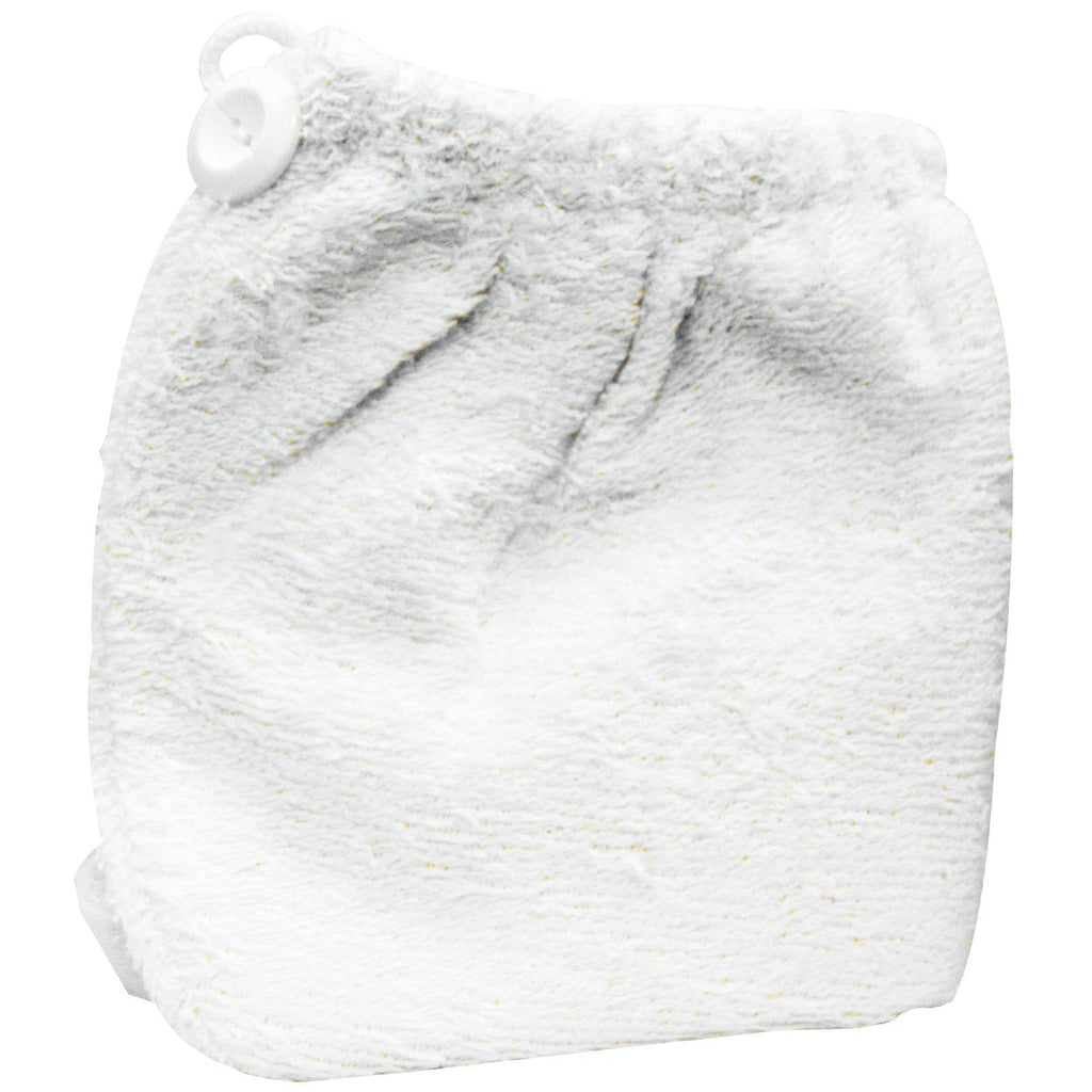 Bass Brushes White Absorbent Cotton Hair Towel