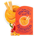 Mezete Roasted Red Pepper Hummus To Go, Case of 6, 2.9 Oz