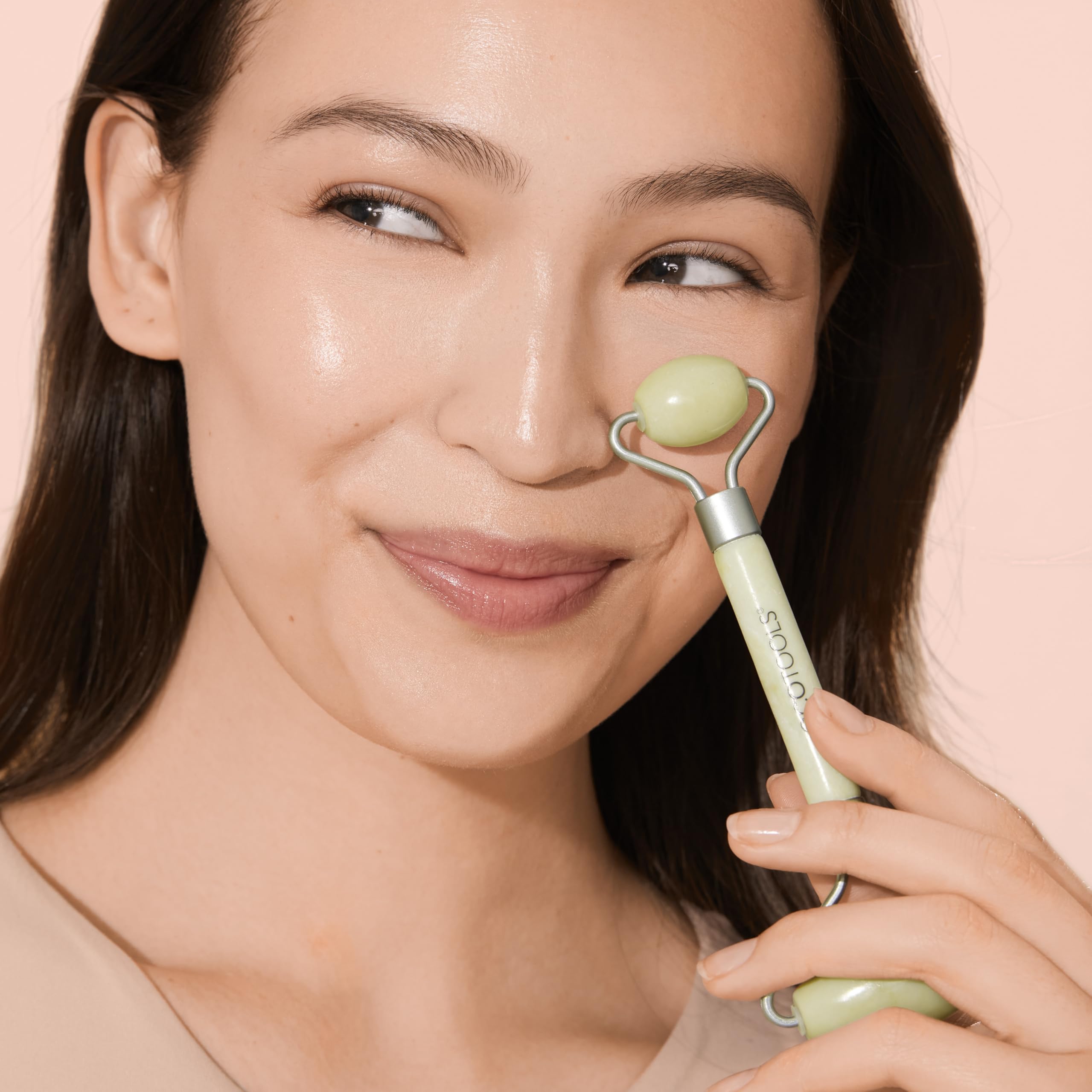 EcoTools Jade Facial Roller, Case of 2, 1 Count