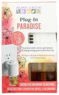 Aura Cacia Fresh Floral Plug-In Oil Warmer and Paradise Refill, 0.5 Fluid Ounce