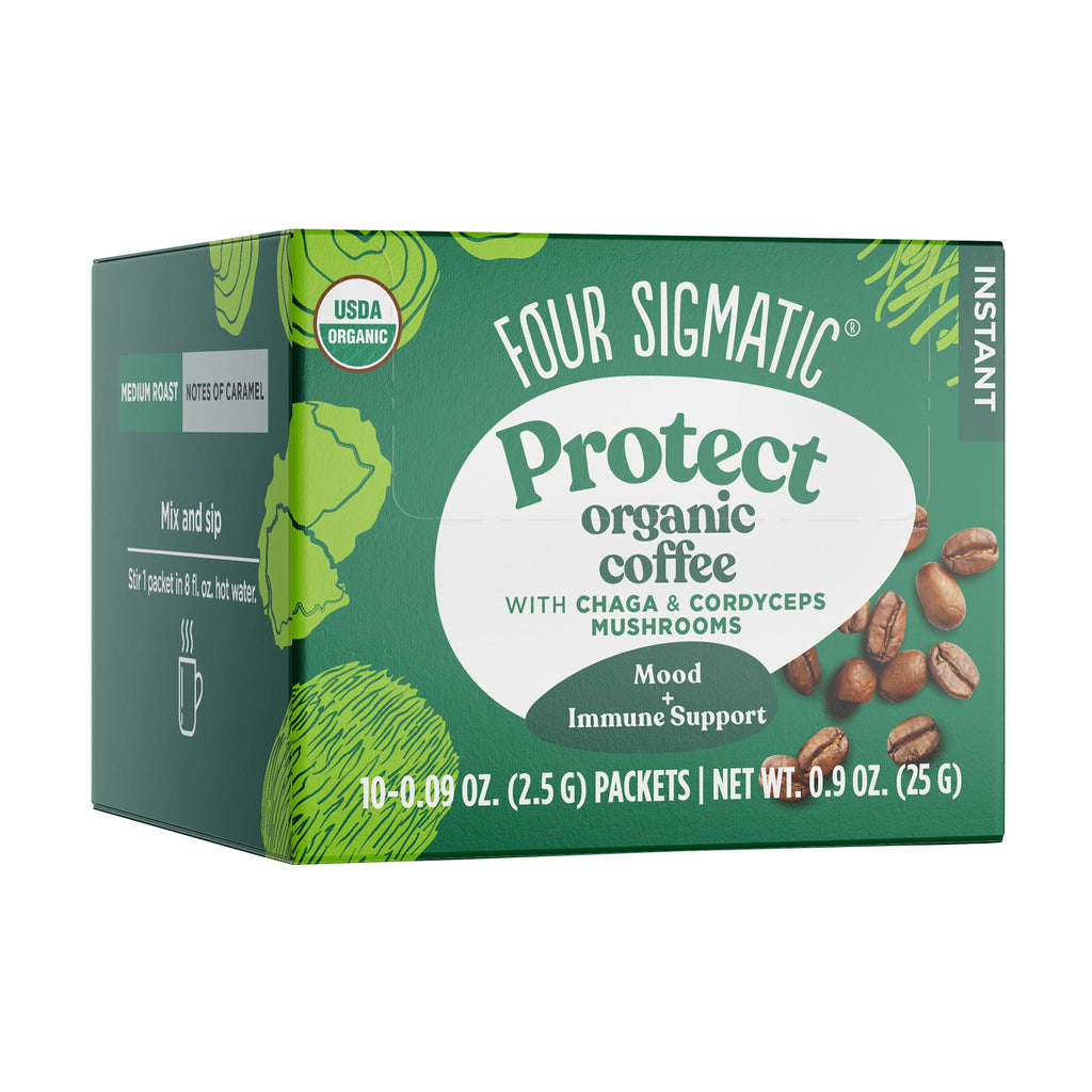 Four Sigmatic Organic Instant Coffee for Gut Health, 10 Count