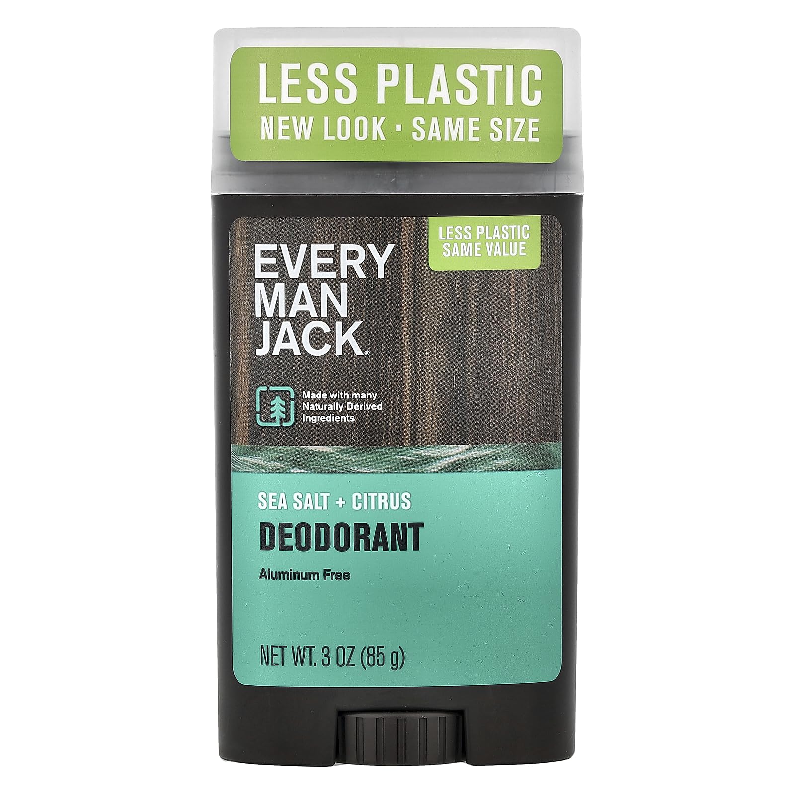 Every Man Jack Sea Salt + Citrus Aluminum-Free Deodorant, 3 Oz