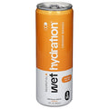 Wet Hydration Orange Mango Ginger Turmeric Electrolyte Drink, Case of 12, 12 Fl Oz Cans