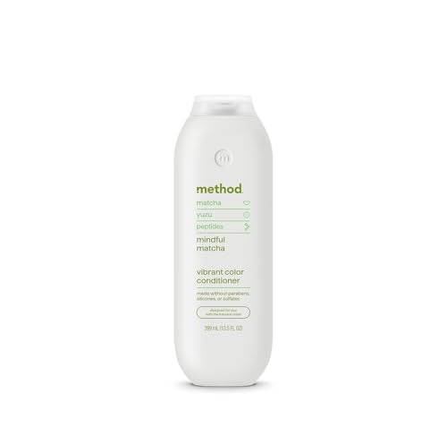 Method Vibrant Mindful Matcha Conditioner, Case of 6, 13.5 Fl Oz Bottles