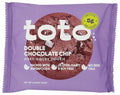 Toto Plant-Based Double Chocolate Chip Cookies, Case of 10, 2.25 Oz Packs