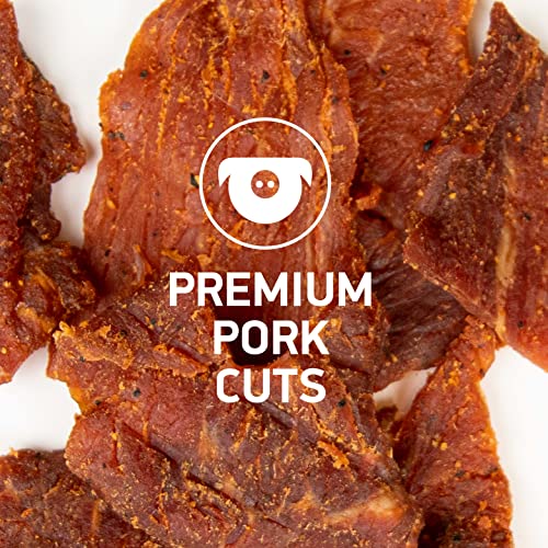 Krave Black Cherry Barbecue Pork Cuts, Case of 8, 2.5 Ounce Bags