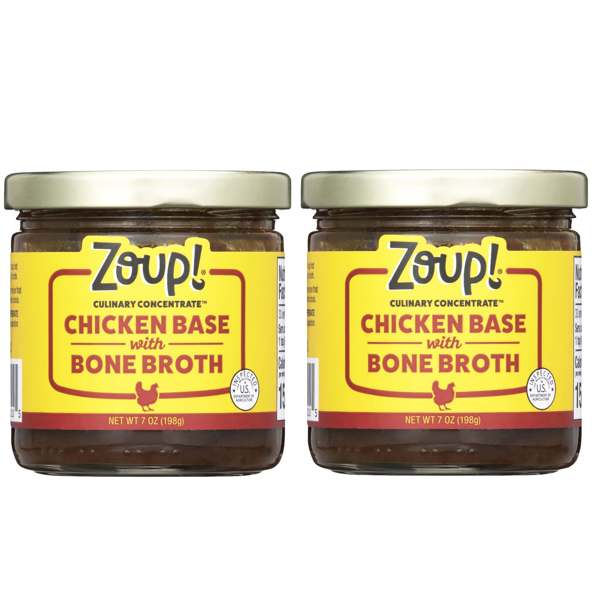 Zoup! Good, Really Good Chicken Bone Broth Base, Case of 6, 7 Ounce
