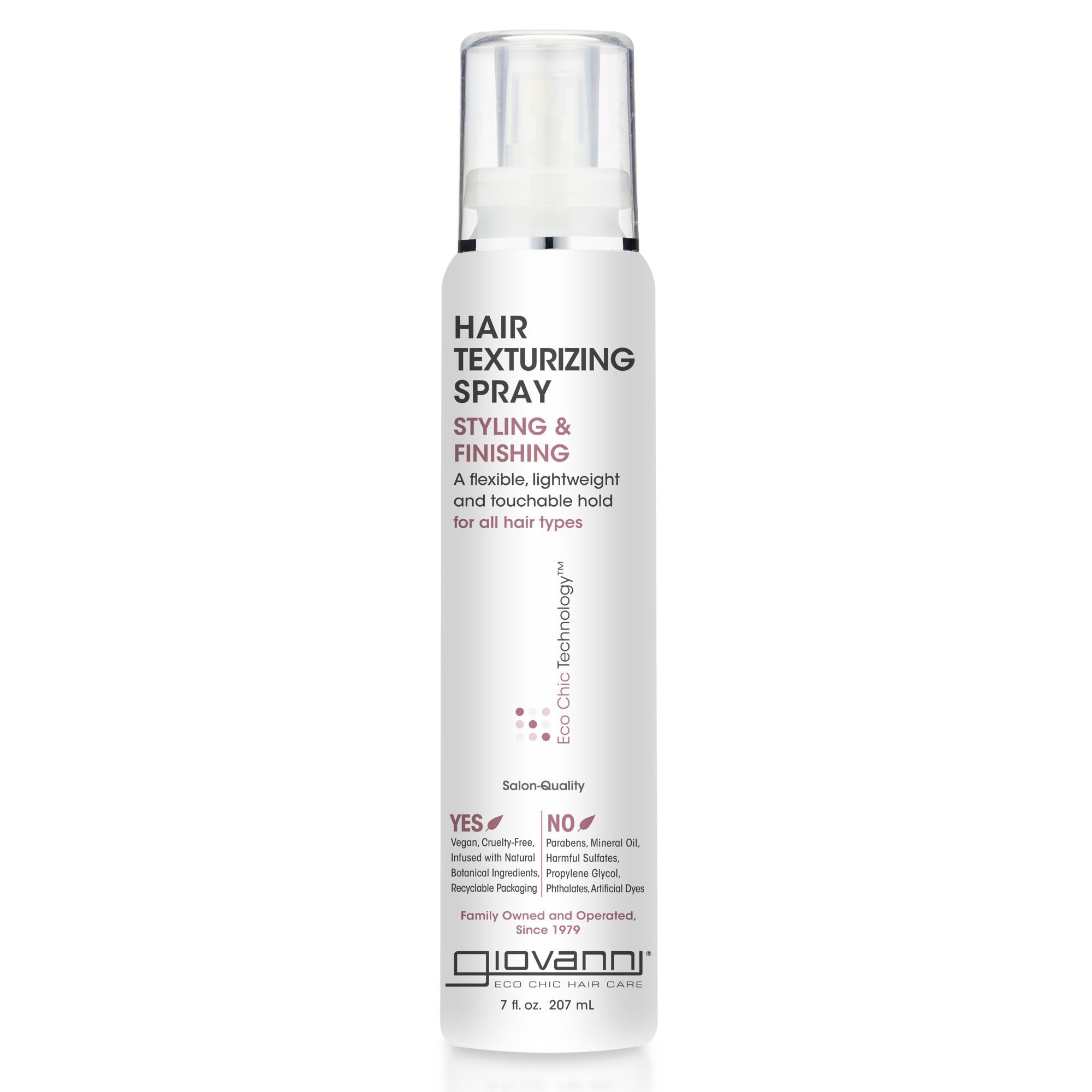 Giovanni Texturizing Styling Finishing Hair Spray, 7 Fluid Ounces