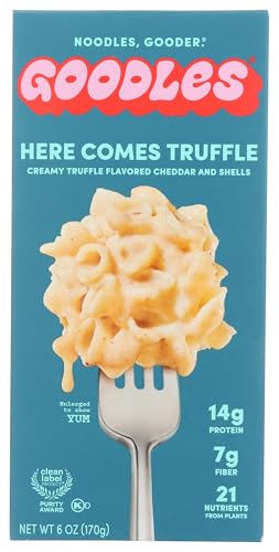 Goodles Here Comes Truffle Mac and Cheese, Case of 12, 6 Ounce Boxes