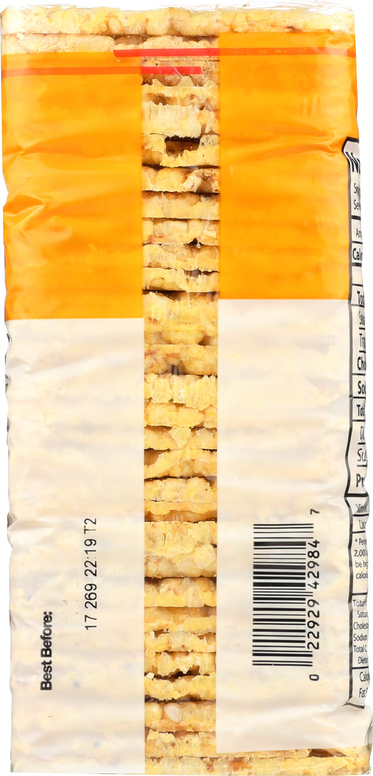 Suzie's Organic Lightly Salted Corn Cake Thins, Case of 12, 4.6 Ounce