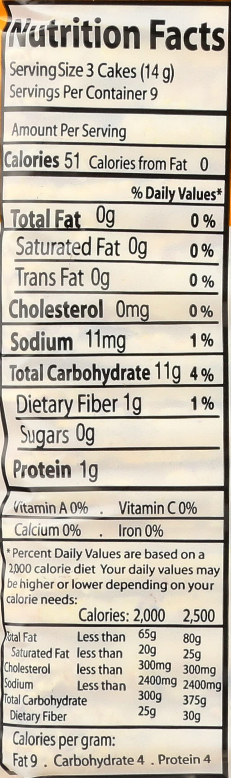 Suzie's Organic Lightly Salted Corn Cake Thins, Case of 12, 4.6 Ounce