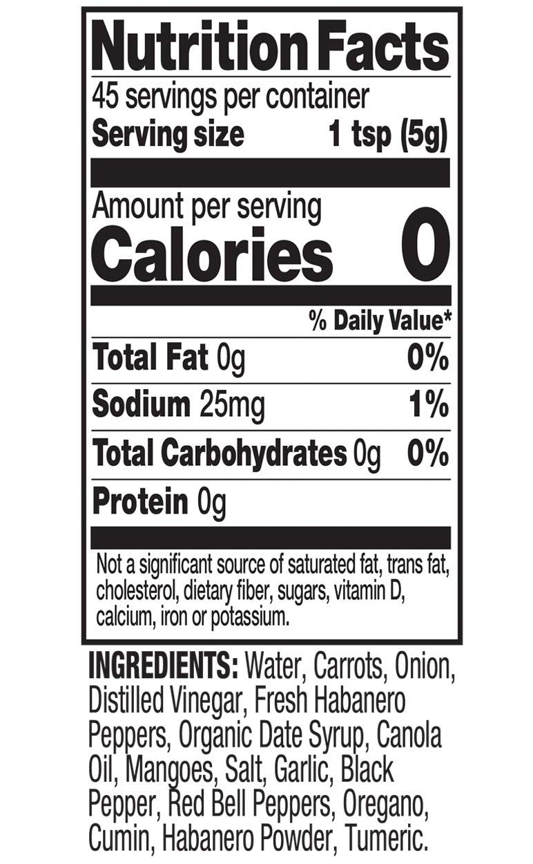 Tia Lupita Habanero Hot Sauce, Case of 6, 8 Ounce