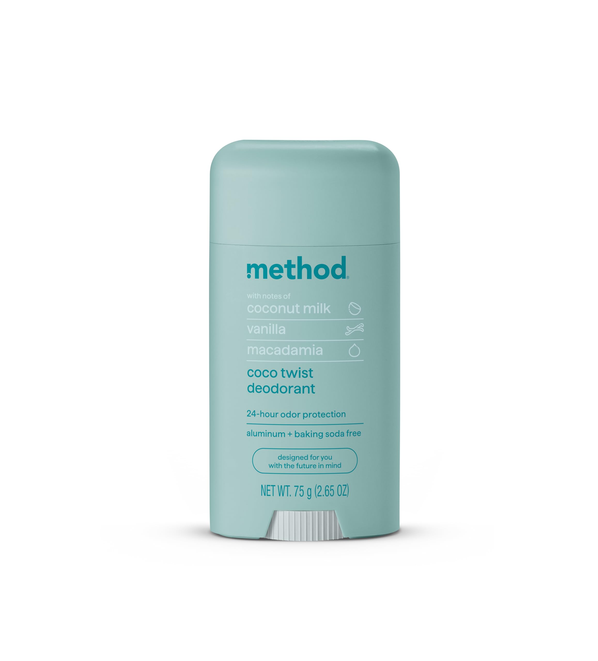 Method Coco Twist Deodorant, Case of 24, 2.65 Ounce Sticks