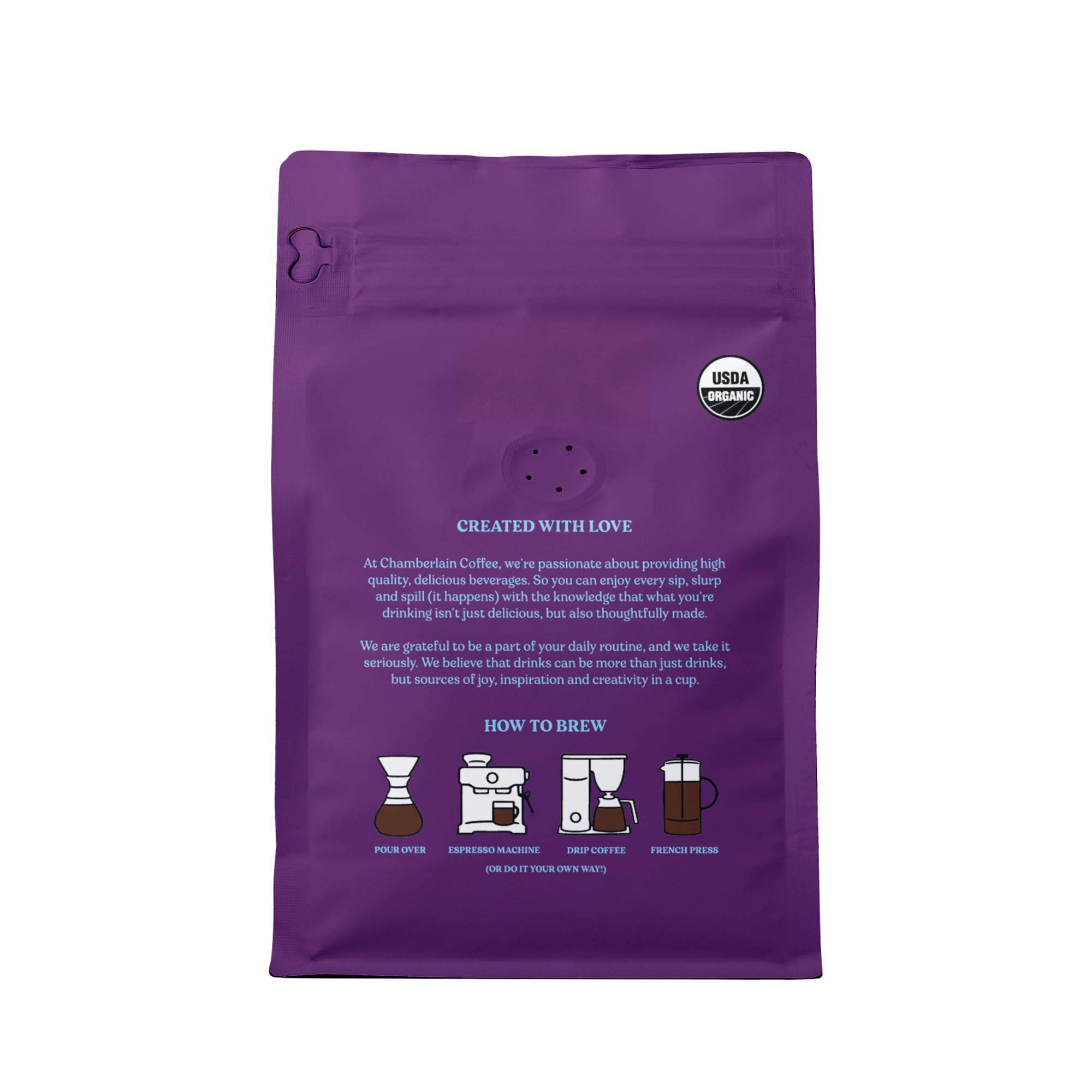 Chamberlain Coffee Organic Fancy Mouse Espresso Coffee, Case of 6, 10 oz