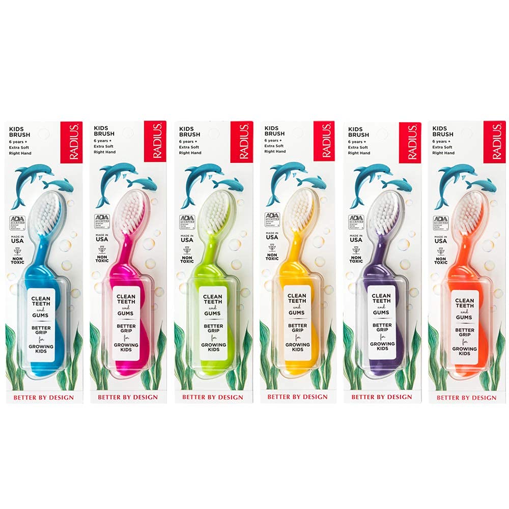 Radius Kidz Right Hand Toothbrush, 1 Count
