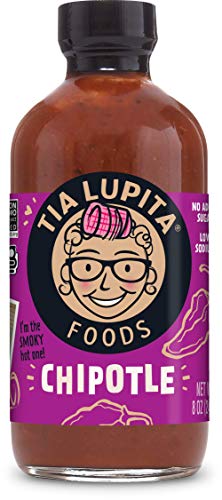 Tia Lupita Chipotle Hot Sauce, Case of 6, 8 oz