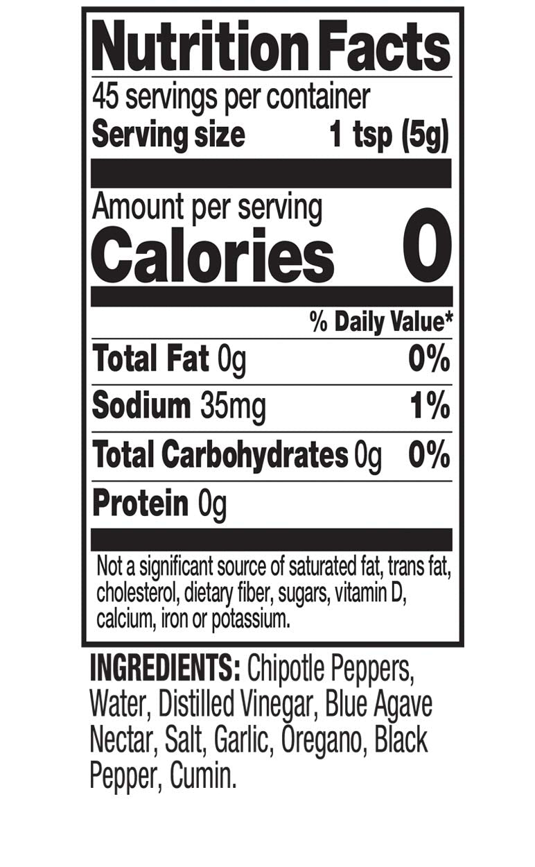Tia Lupita Chipotle Hot Sauce, Case of 6, 8 oz