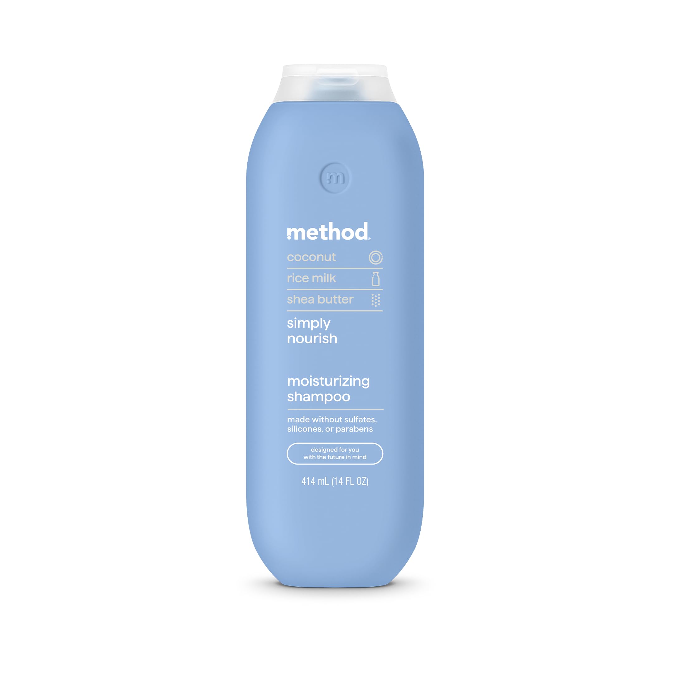 Method Simply Nourish Moisturizing Shampoo, Case of 6, 14 Fluid Ounce Bottles