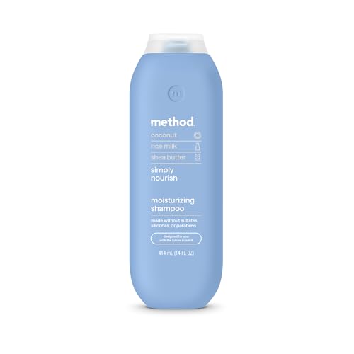 Method Simply Nourish Moisturizing Shampoo, Case of 6, 14 Fluid Ounce Bottles