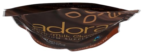 Adora Milk Chocolate Calcium Disks, Case of 6, 30 Count Each
