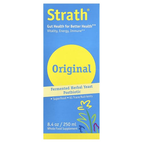 Bio-Strath Original Fermented Herbal Yeast Postbiotic Liquid, 8.4 Fluid Ounces