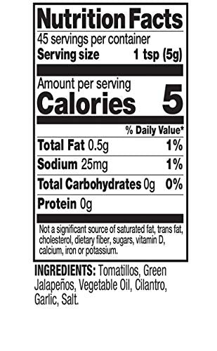 Tia Lupita Salsa Verde Sauce, Case of 6, 8 Ounce Bottles