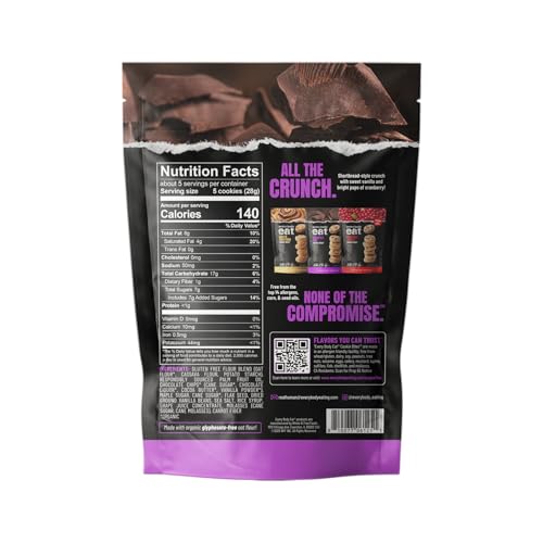 Every Body Eat Chocolate Chip Cookie Bites, Case of 6, 5 Ounce Bags