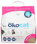 Okocat Super Soft Clumping Wood Cat Litter, Case of 4, 8 lb