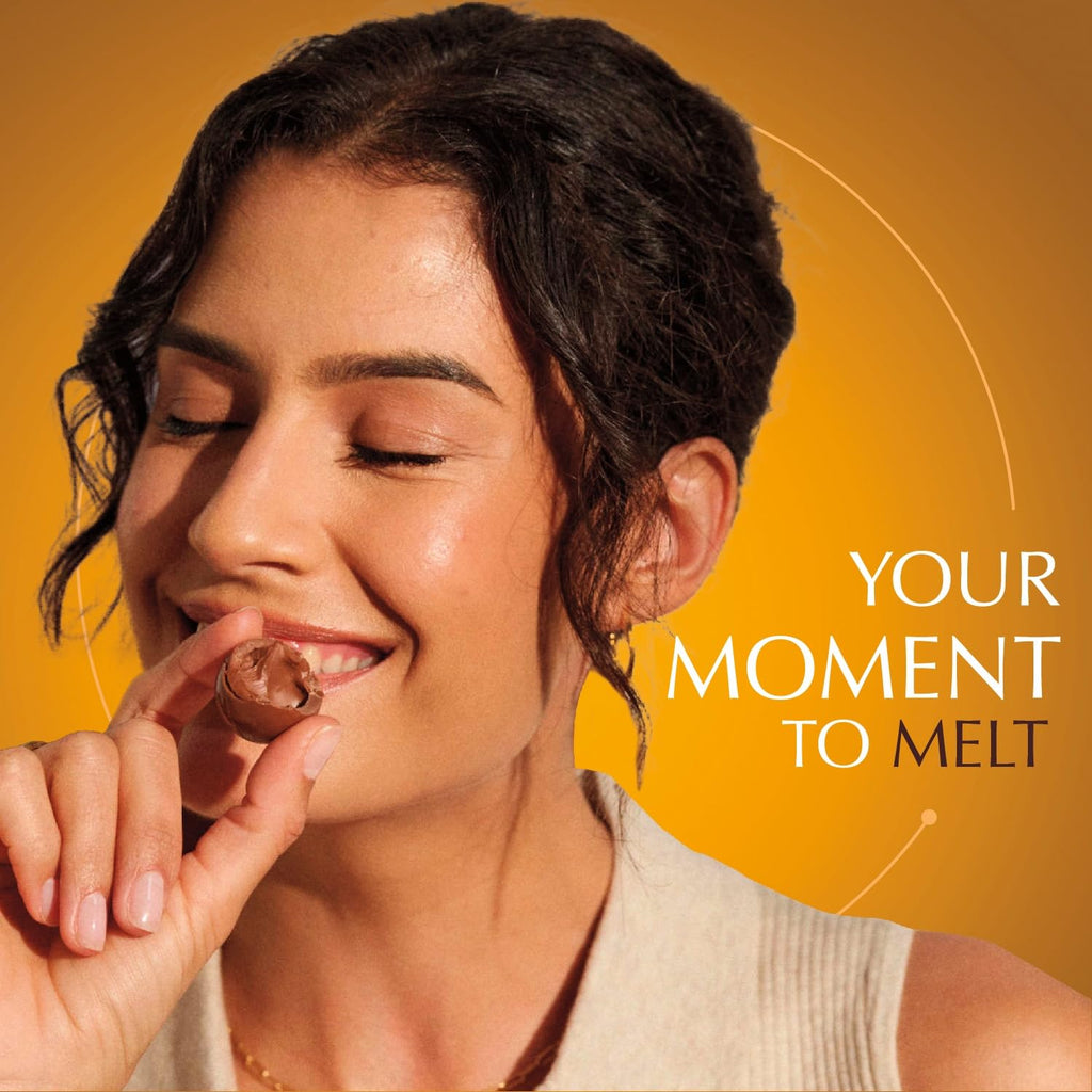 Lindt Lindor Milk Chocolate Caramel Truffles, Case of 6, 5.1 oz