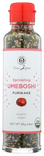 Muso From Japan Organic Umeboshi Furikake Sprinkle, Case of 6, 2.4 Ounce Packs