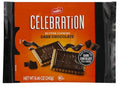 Celebration Cookies Dark Chocolate Butter Cookies, Case of 12, 8.46 Ounces Each