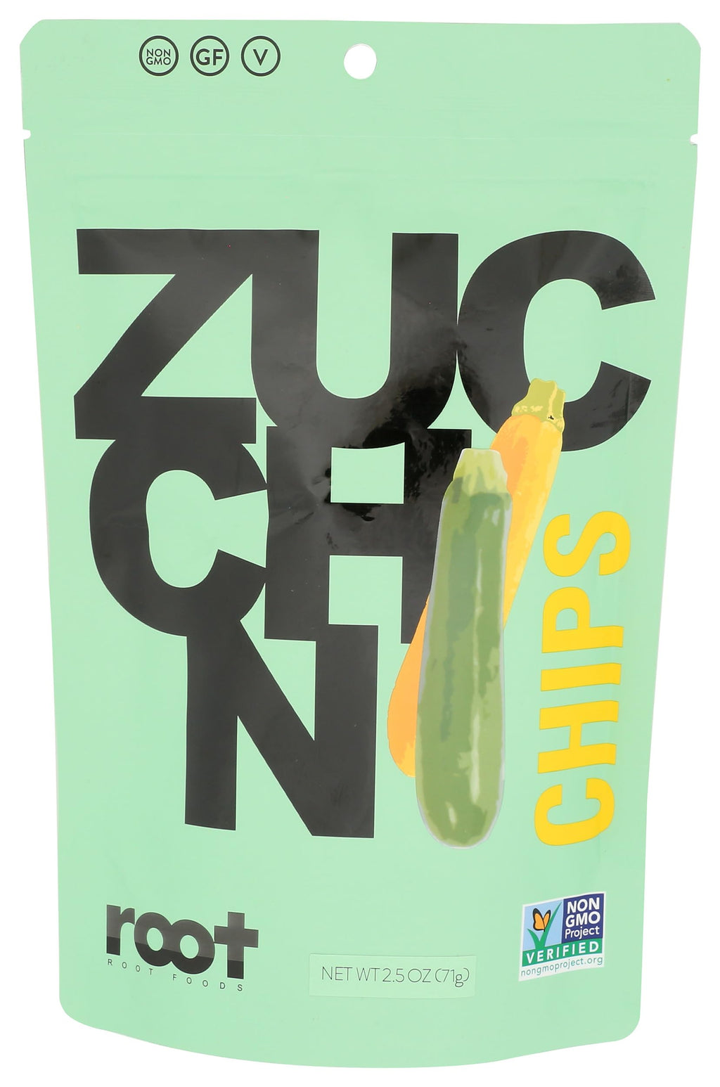 Root Foods Root Zucchini Chips, Case of 6, 2.5 oz