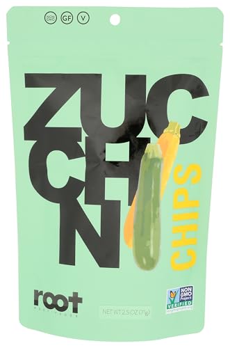 Root Foods Root Zucchini Chips, Case of 6, 2.5 oz