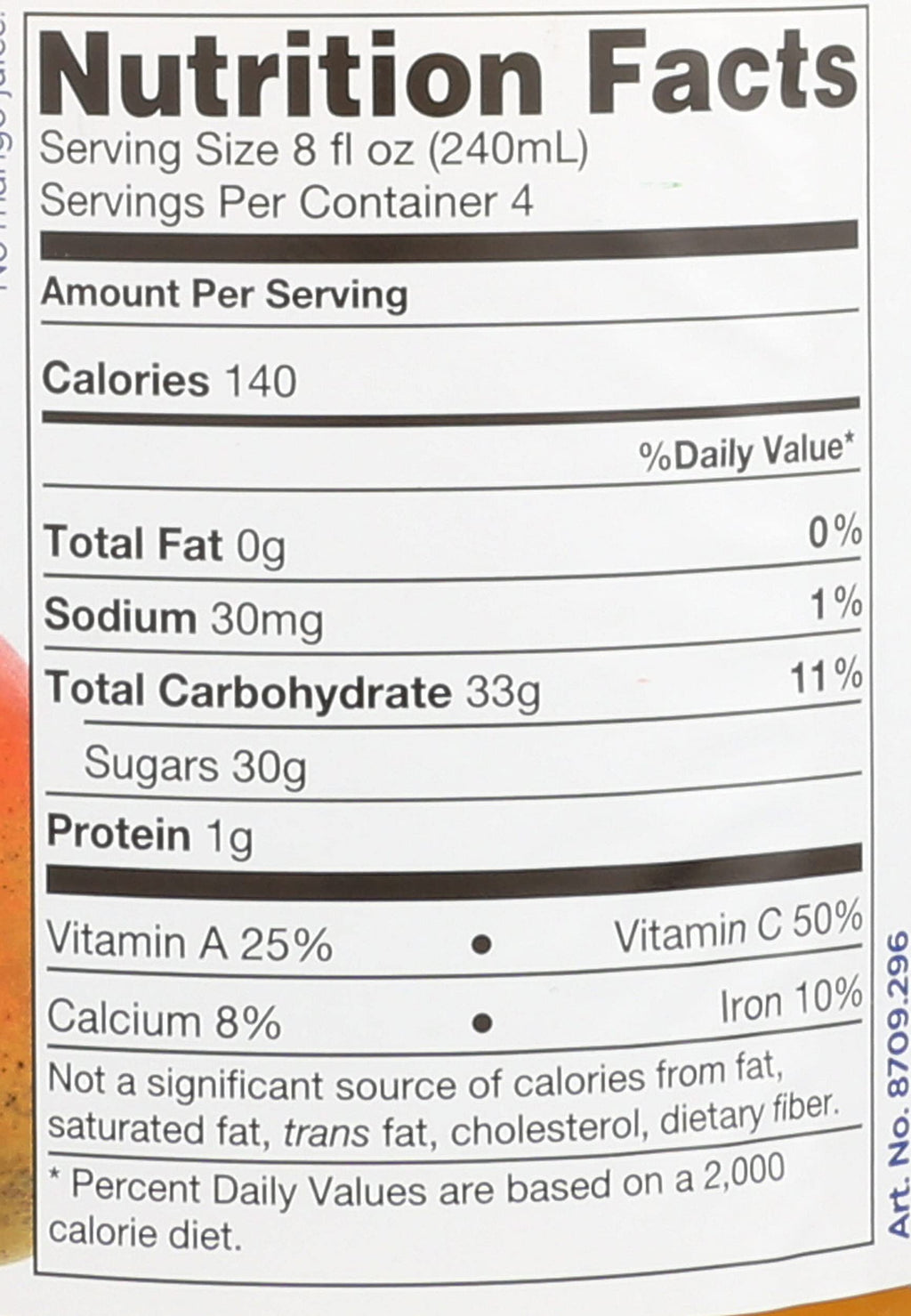 Hero Preserves Mango Nectar, Case of 6, 33.8 Ounces