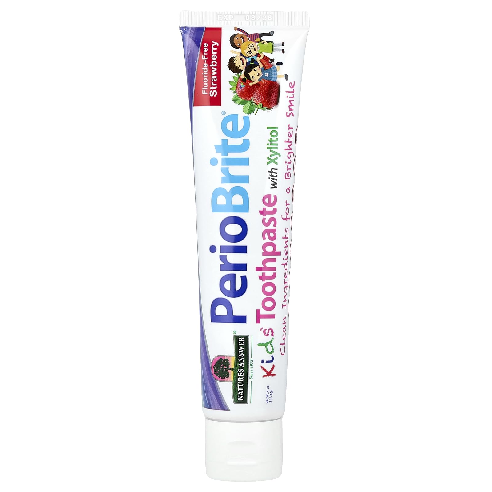 Nature's Answer Kids Strawberry Toothpaste, 4 Ounce