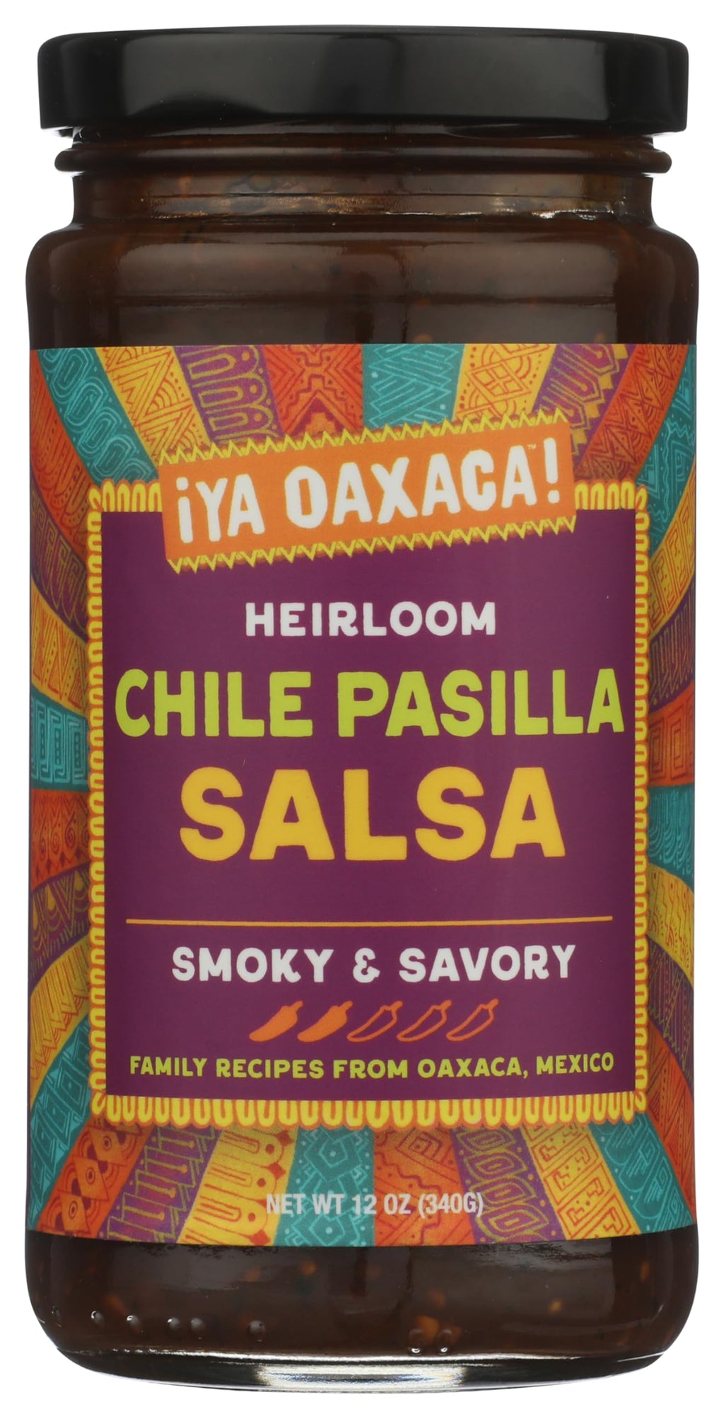 Ya Oaxaca Pasilla Salsa Case of 6, 12 Ounce