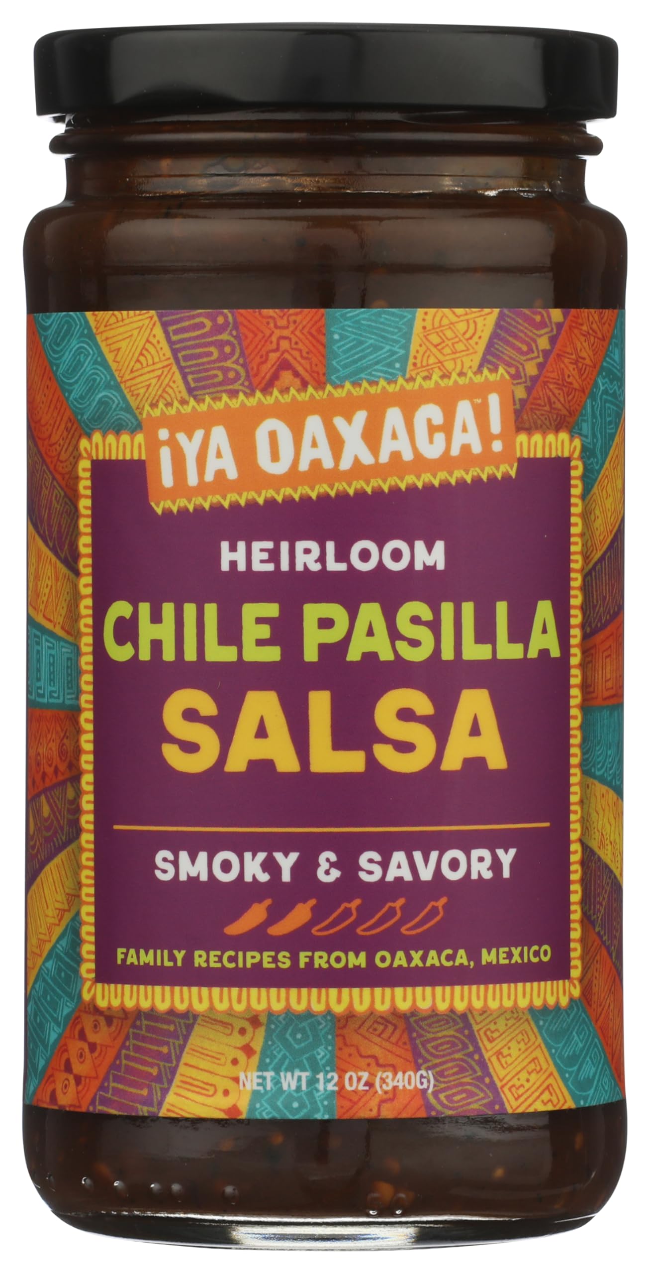 Ya Oaxaca Pasilla Salsa Case of 6, 12 Ounce