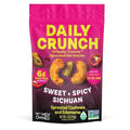 Daily Crunch Sweet Sichuan Cashew Edamame Nut Snack, Case of 6, 4 Ounces