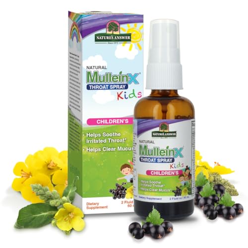 Nature's Answer Mullein-X Kids Throat Spray, 2 Ounces
