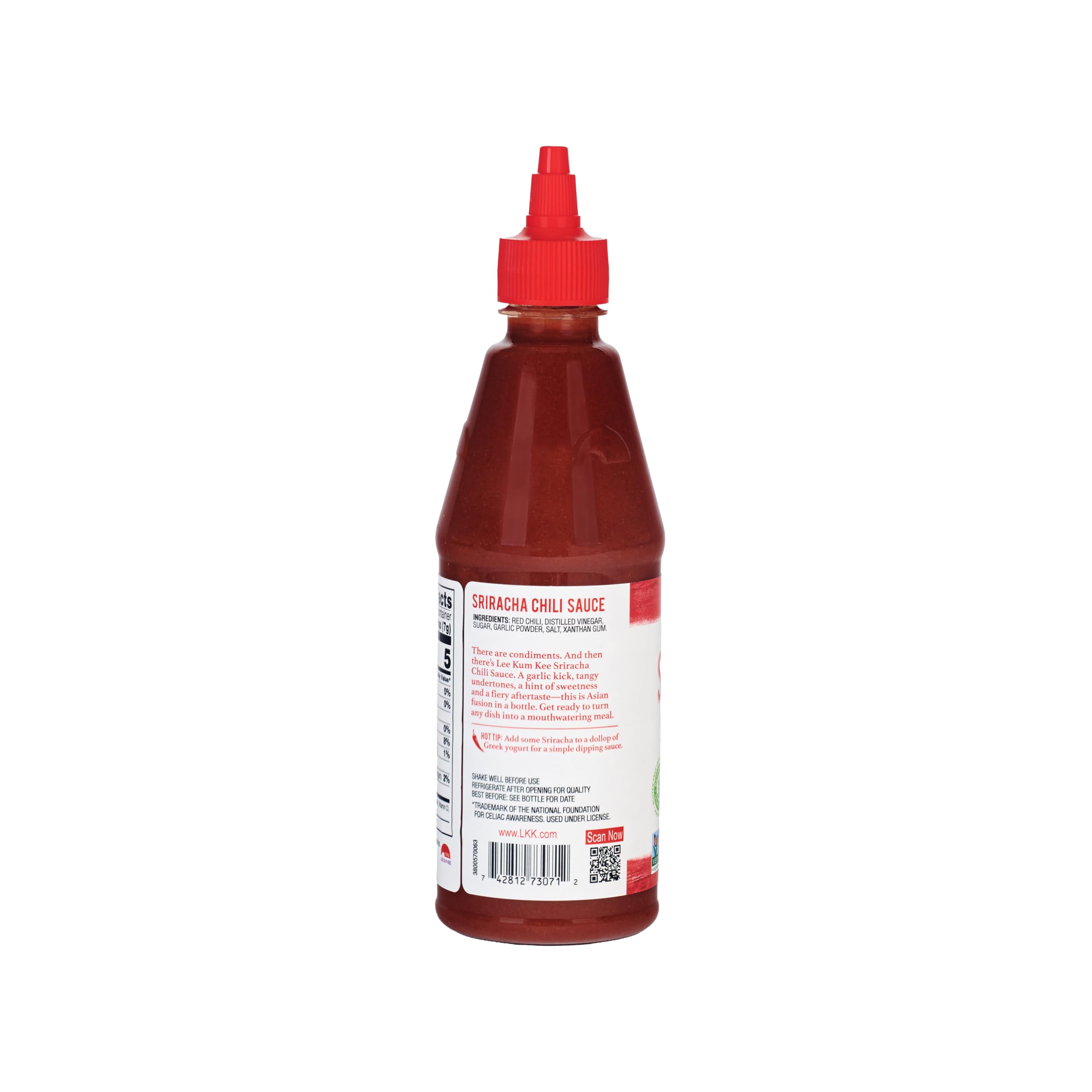 Lee Kum Kee Sriracha Chili Sauce, Case of 6, 18 Ounce Bottles