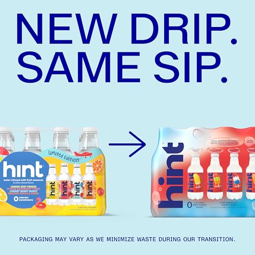 Hint Summer Classics Variety Pack Fruit-Infused Bottled Water, Case of 12, 16 Fluid Ounce Bottles