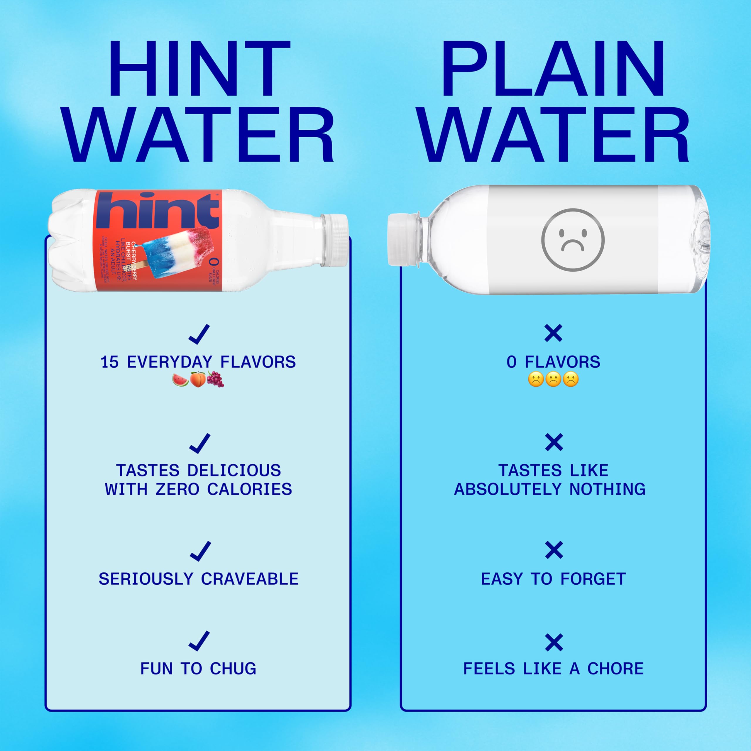 Hint Summer Classics Variety Pack Fruit-Infused Bottled Water, Case of 12, 16 Fluid Ounce Bottles