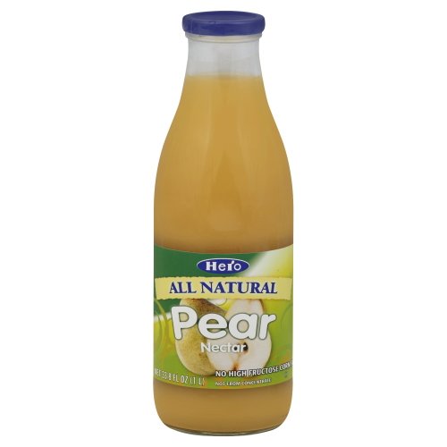 Hero Pear Nectar Preserves, Case of 6, 33.8 Ounce Jars