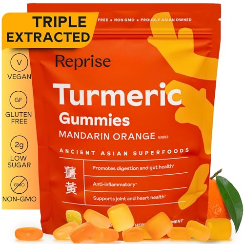 Reprise Orange Turmeric Gummies, 45 Count