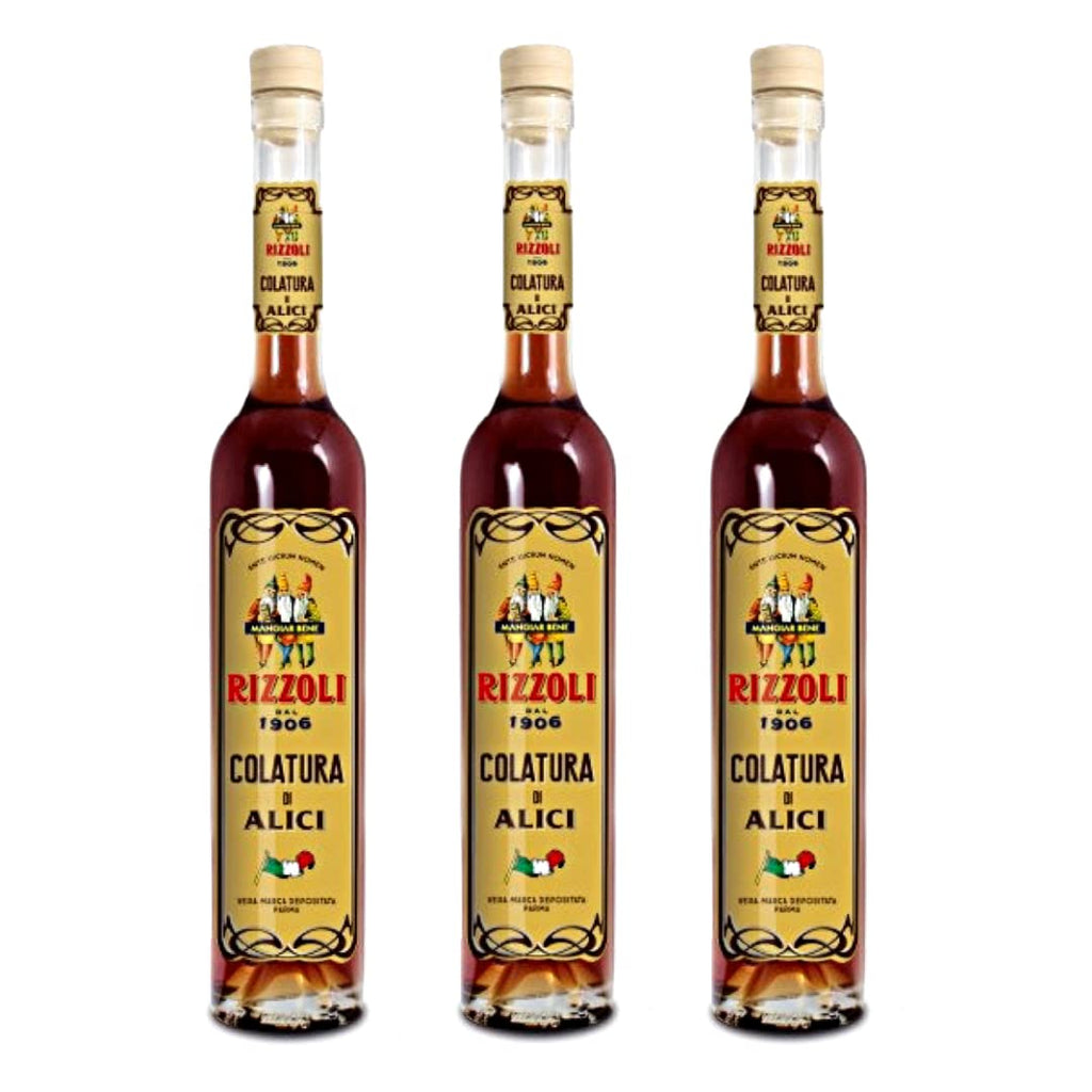 Rizzoli Anchovy Dressing Essence, Case of 4, 3.53 Fluid Ounce Bottles